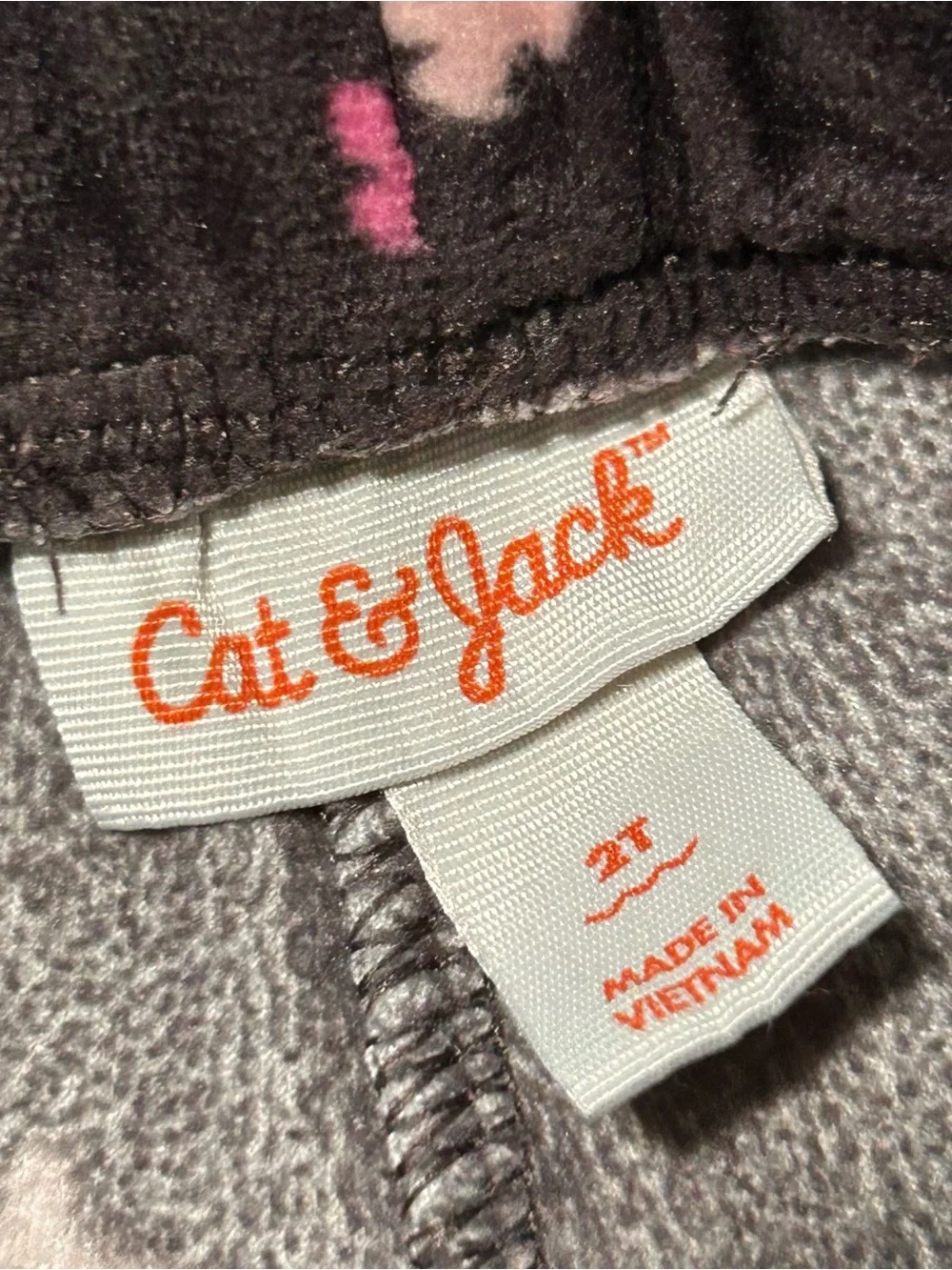 Twin Girls Cat & Jack‎ Toddler Girls' 2pc Velour Butterfly Set size 2T